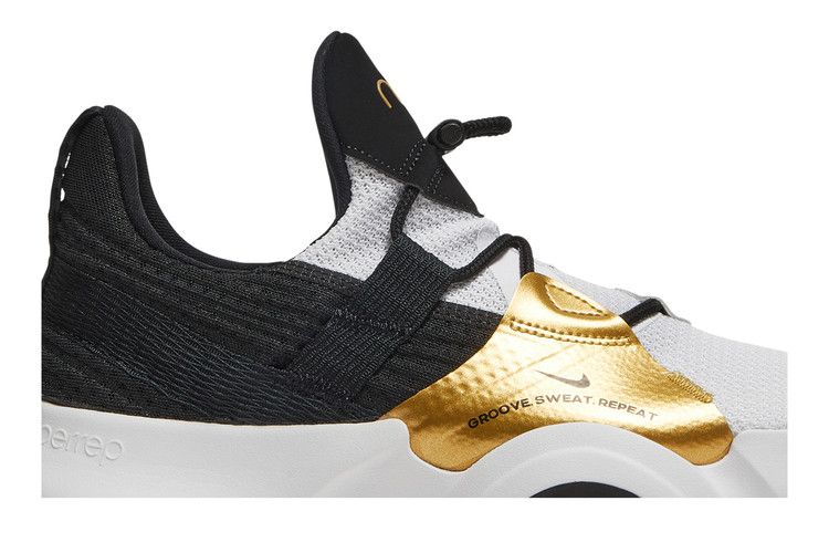 Nike Wmns SuperRep Groove 'White Metallic Gold Coin'
