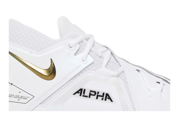 Nike Alpha Menace Pro 3 'White Black Gold'