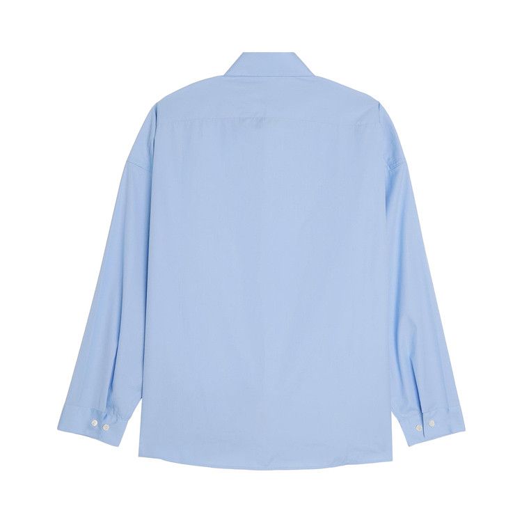 Marni Logo Popeline Shirt 'Iris Blue'