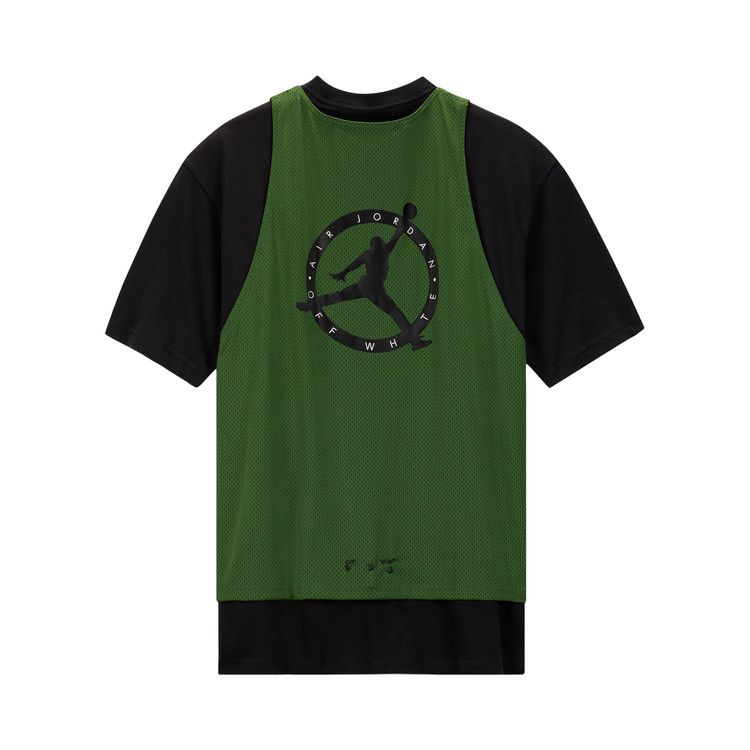 Air Jordan x Off-White Short-Sleeve Top 'Forest Green'