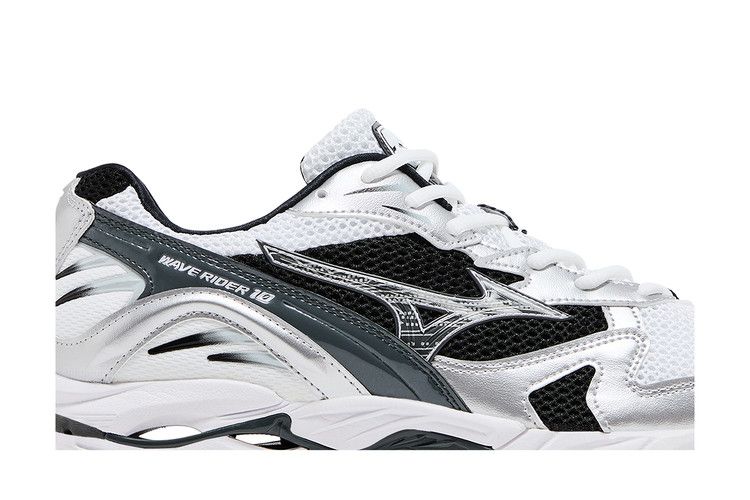 Mizuno Wave Rider 10 'White Silver Black'