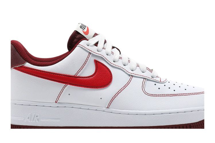 Nike Air Force 1 '07 'White University Red'