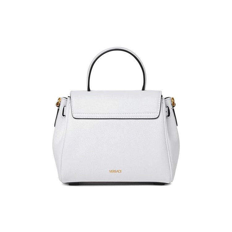Versace La Medusa Small Handbag 'Optical White/Versace Gold'