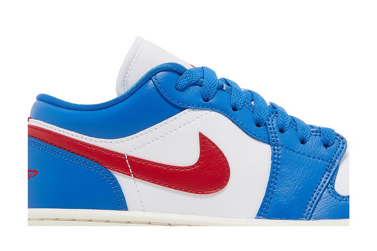 Wmns Air Jordan 1 Low 'Sport Blue Gym Red'