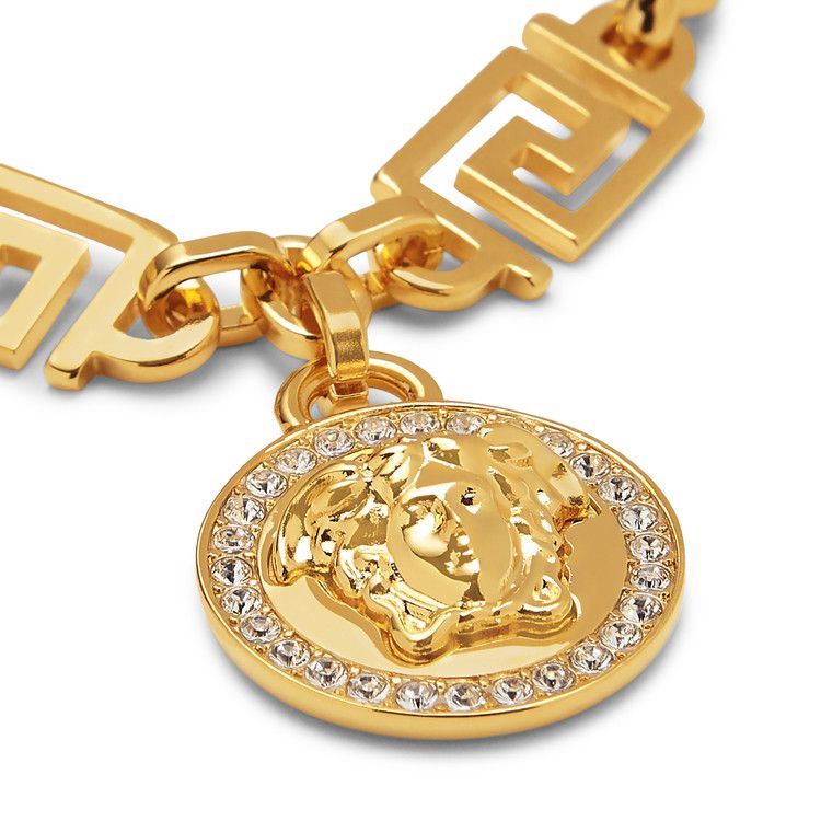 Versace Icon Medusa Bracelet 'White/Gold'