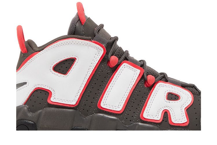 Nike Air More Uptempo GS 'Medium Ash Siren Red White'