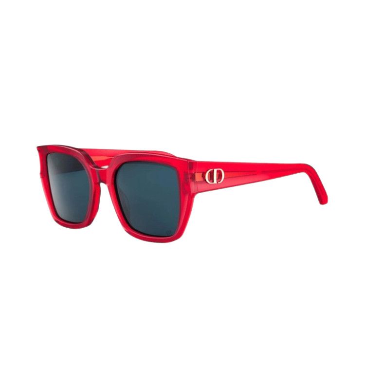 Dior Glow Square Sunglasses 'Red'
