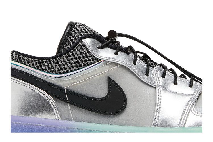 Wmns Air Jordan 1 Low SE 'Metallic Silver Gradient'