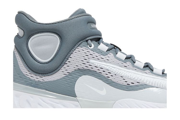 Nike Alpha Huarache Elite 4 Mid 'Wolf Grey White'