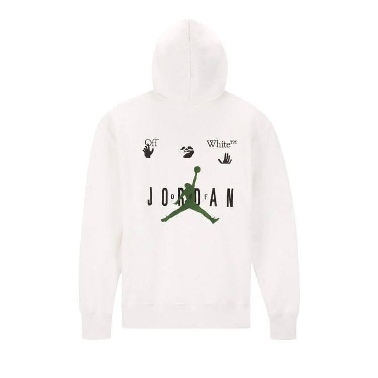 Air Jordan x Off-White MJ Hoodie 'White/Black/Forest Green'
