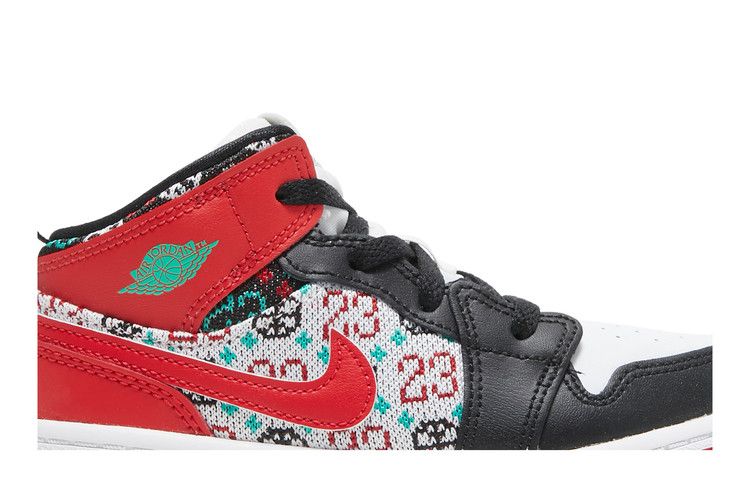 Air Jordan 1 Mid SE TD 'Ugly Christmas Sweater'