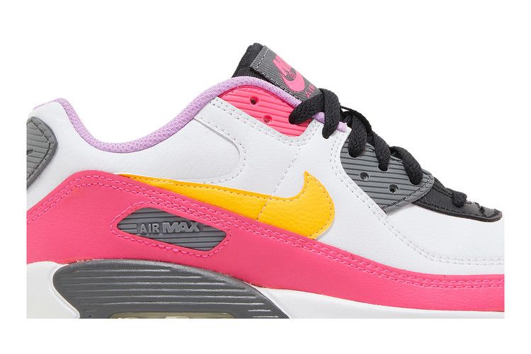 Nike Air Max 90 GS 'White Hyper Pink Orange'