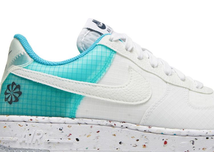 Nike Wmns Air Force 1 Crater 'Move To Zero - White Dynamic Turquoise'
