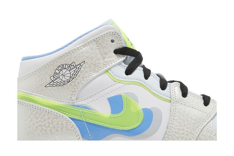 Air Jordan 1 Mid SE GS 'Warped Swoosh'