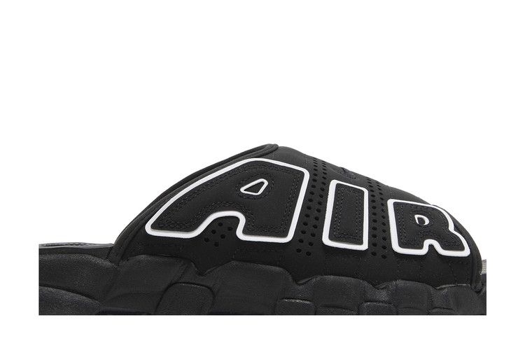 Nike Air More Uptempo Slide ‘Black - Black Sole’