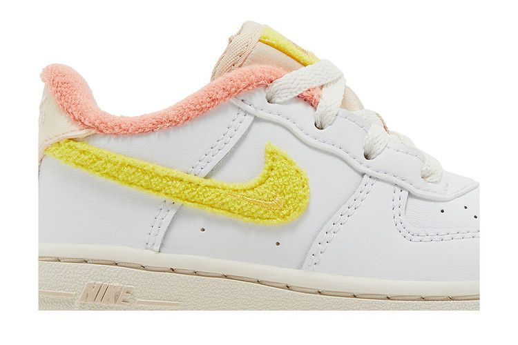 Nike Force 1 LV8 TD 'White Yellow Strike'