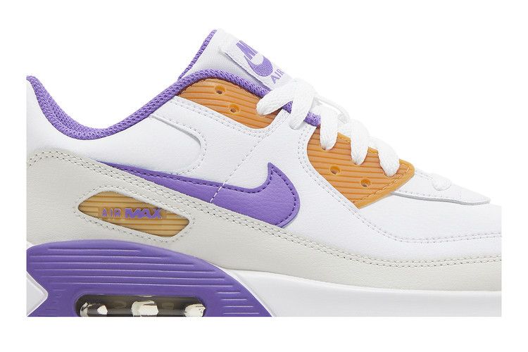 Nike Air Max 90 Leather GS 'White Action Grape'