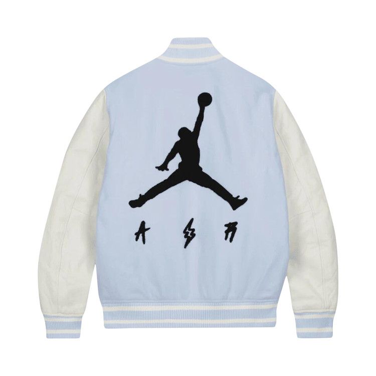 Air Jordan x J Balvin Varsity Jacket 'Celestine Blue'