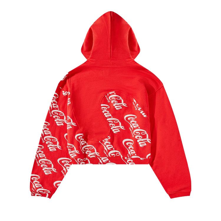 ERL Coca Cola Swirl Hoodie 'Red'