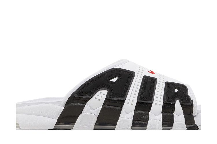 Nike Air More Uptempo Slide 'White Black Red'