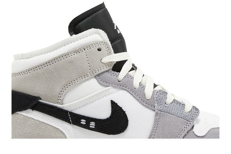 Air Jordan 1 Mid SE Craft GS 'Inside Out - Cement Grey'