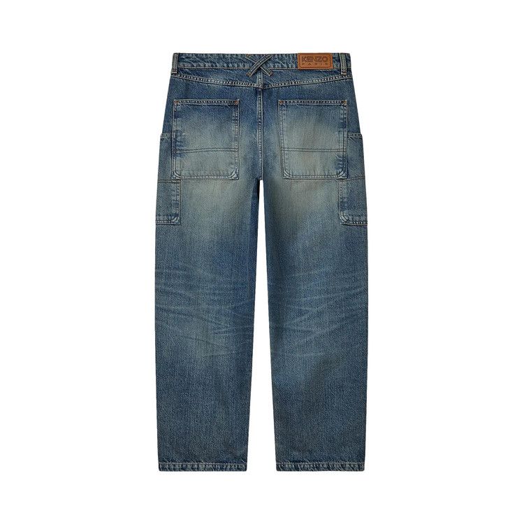 Kenzo Cargo Monkey Fit Jeans 'Ten Wash Denim'