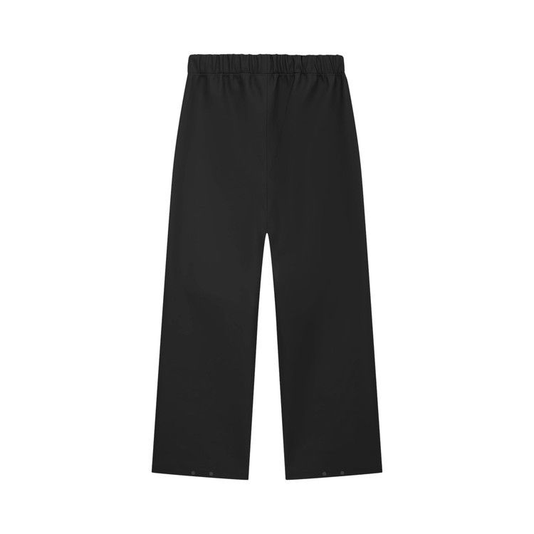 Fear of God Rubberized Knee Pleat Wide Leg Pant 'Black'