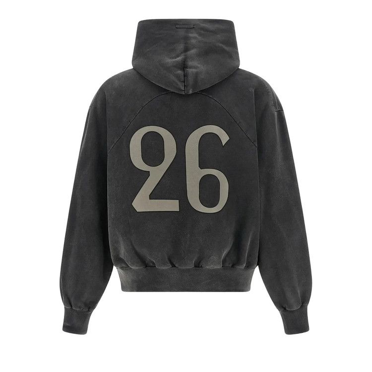 Fear of God 26 Classic Fit Half Raglan Hoodie 'Off Black'