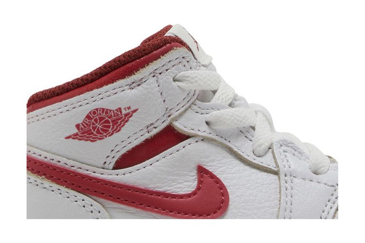 Air Jordan 1 Mid SE TD 'White Dune Red'