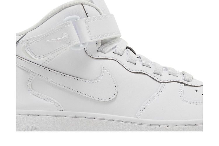 Nike Air Force 1 Mid EasyOn SE GS 'Triple White'