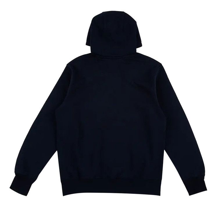 Nike Club Fleece Pullover Hoodie 'Obsidian/White'
