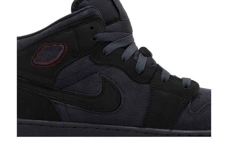 Air Jordan 1 Mid SE Craft GS 'Dark Smoke Red'