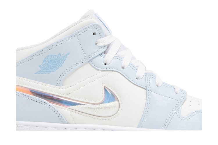 Air Jordan 1 Mid SE GS 'Glitter Swoosh'