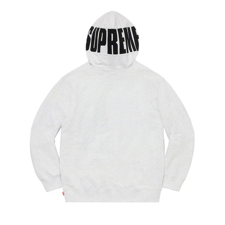 Supreme Rib Hooded Sweatshirt 'Ash Grey'