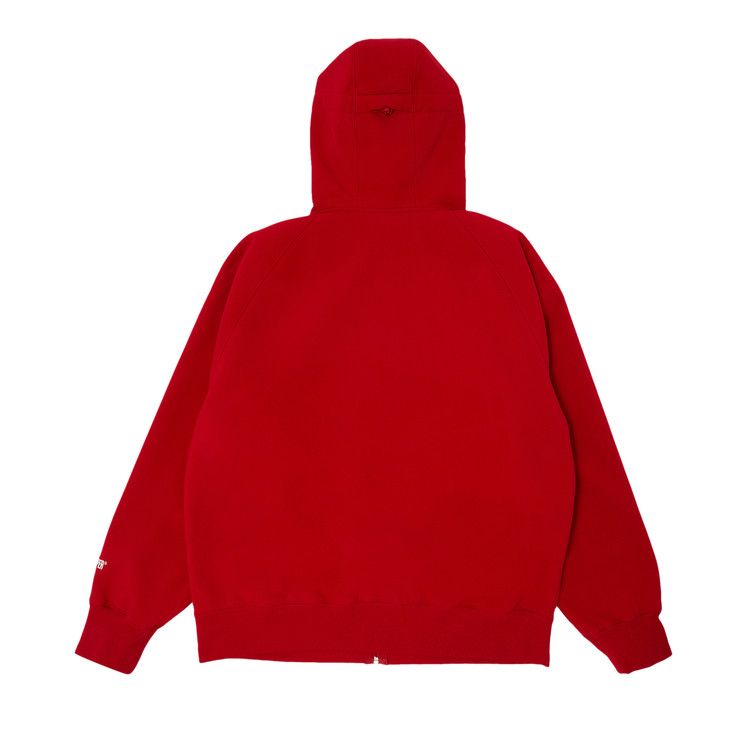 Supreme x WINDSTOPPER Zip Up Hooded Sweatshirt 'Red'