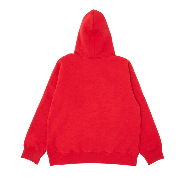 Supreme Small Box Drawcord Zip Up Hooded Sweatshirt 'Red'