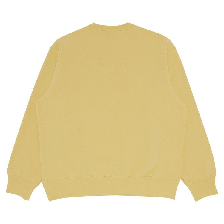 Supreme Box Logo Crewneck 'Pale Yellow'
