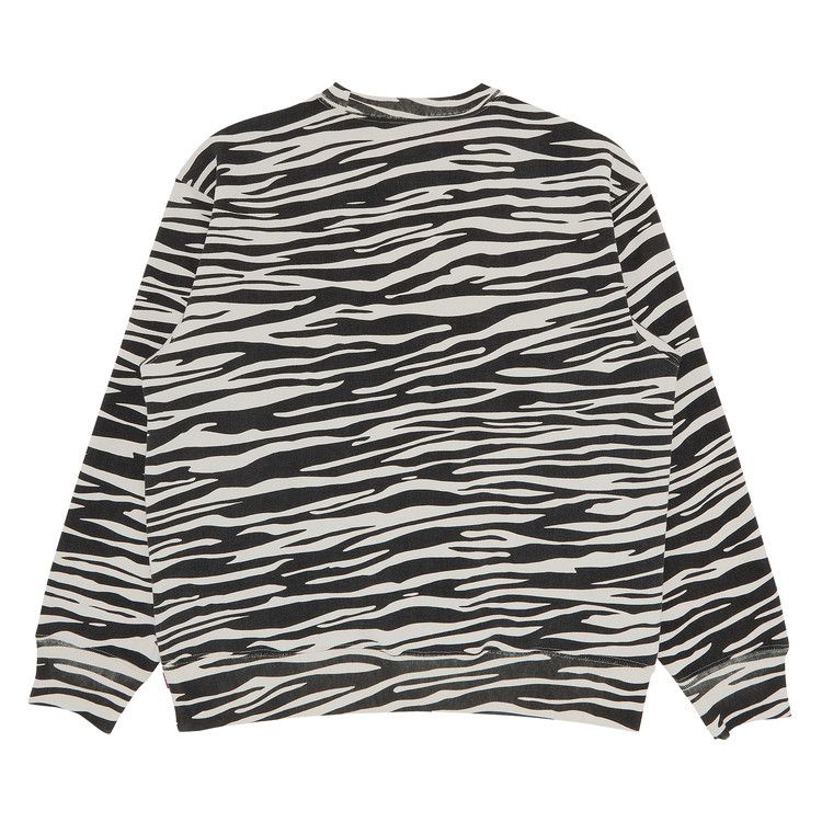 Supreme Box Logo Crewneck 'Zebra'
