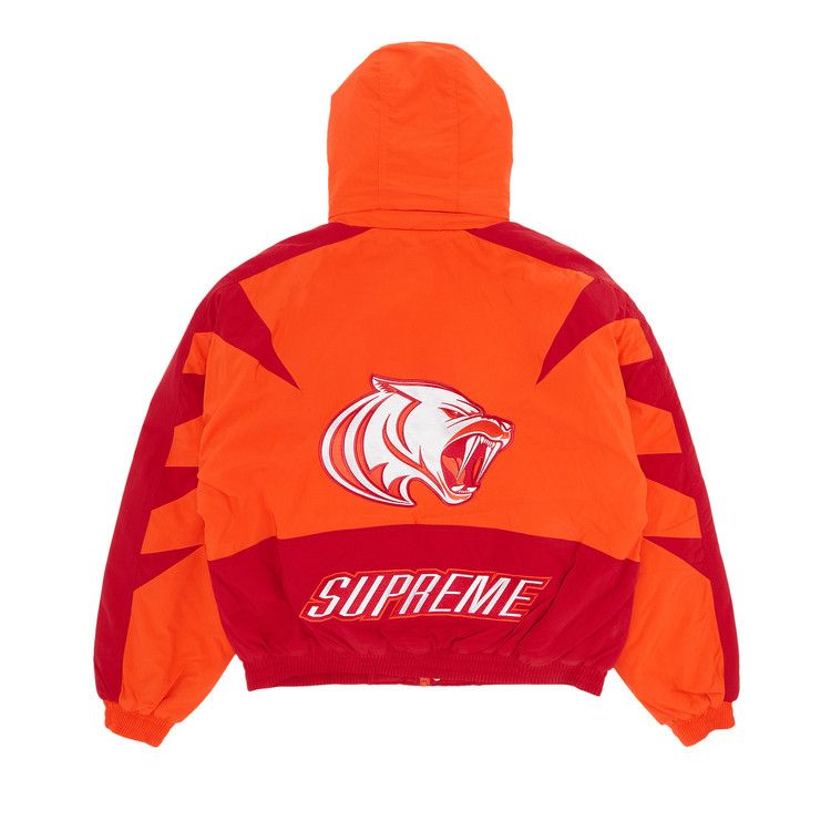 Supreme Wildcat Sideline Puffer Jacket 'Orange'