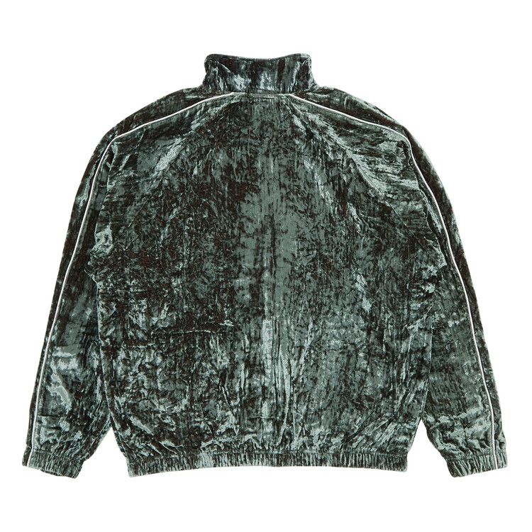 Supreme Crushed Velvet Track Jacket 'Olive'