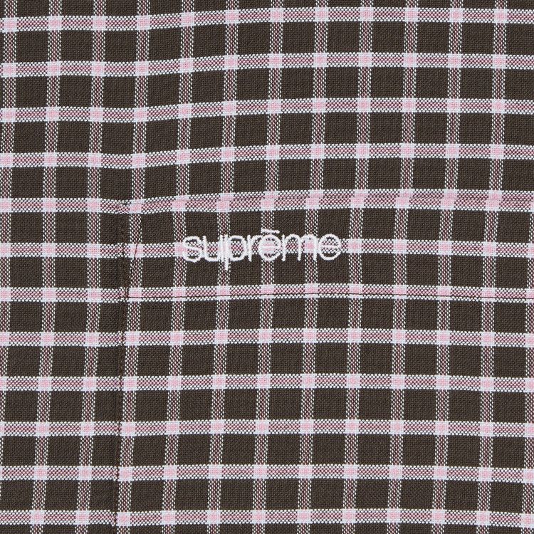 Supreme Loose Fit Oxford Shirt 'Brown Plaid'