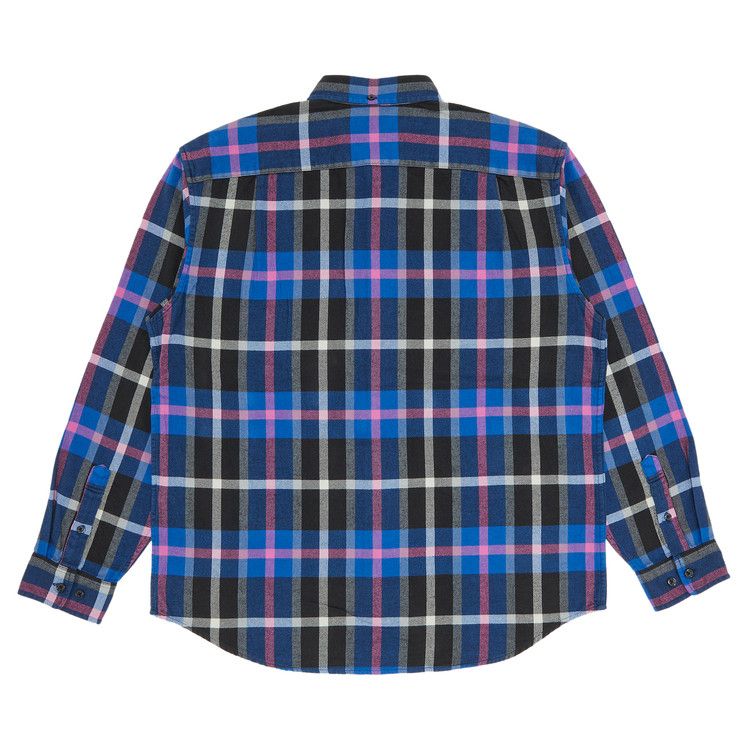 Supreme Plaid Flannel Shirt 'Blue'
