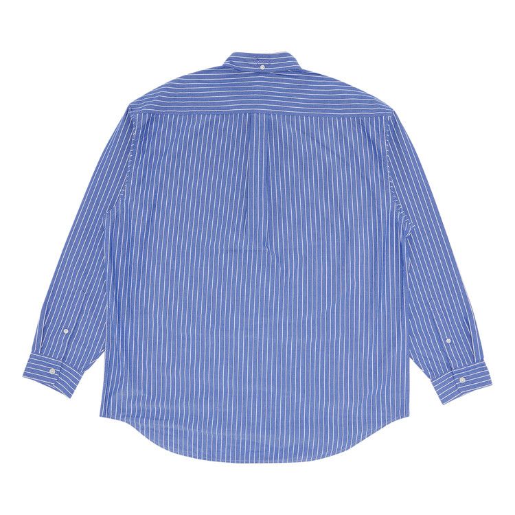 Supreme Loose Fit Stripe Shirt 'Blue'