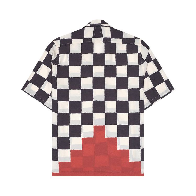 Rhude Checkered Shirt 'Ivory/Black/Red'
