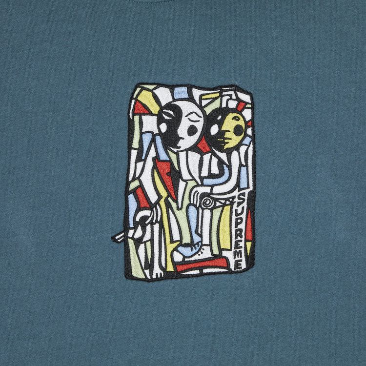 Supreme Neil Blender Mosaic Hooded Sweatshirt 'Slate'