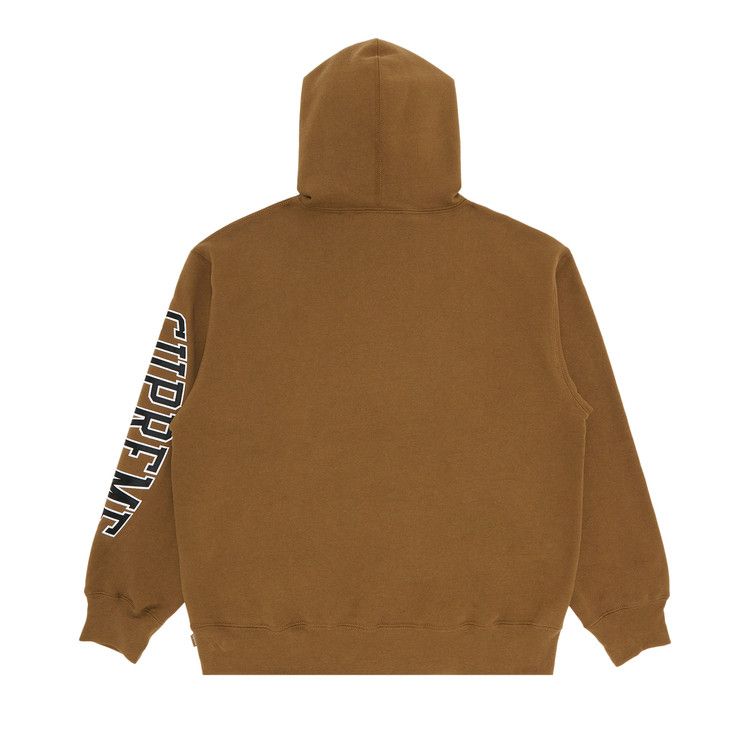 Supreme Sleeve Arc Hooded Sweatshirt 'Dark Khaki'