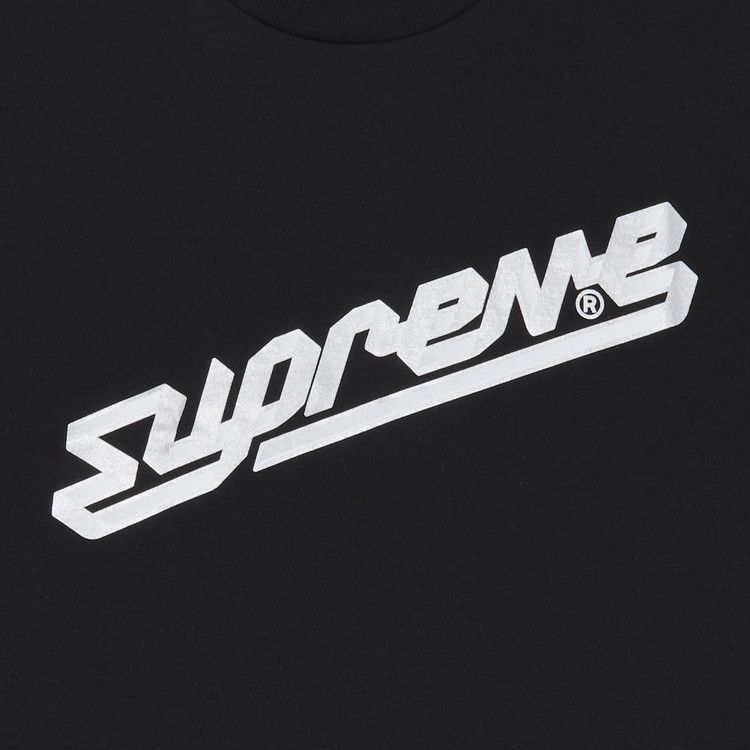 Supreme Banner Tee 'Black'