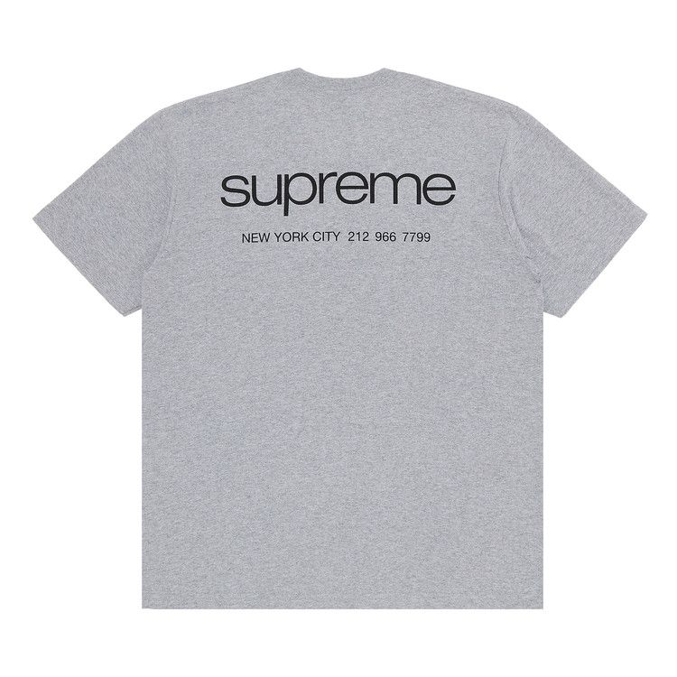 Supreme NYC Tee 'Heather Grey'