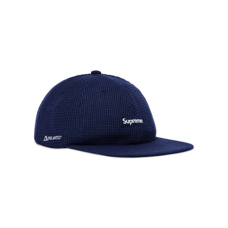 Supreme Polartec Waffle Small Box 6-Panel 'Navy'