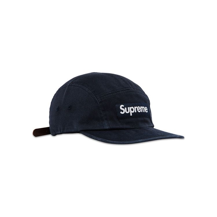 Supreme Washed Chino Twill Camp Cap 'Navy'